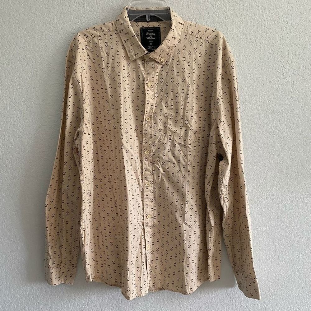 Artistry in Motion Geo Poplin Shirt Men’s Size XL